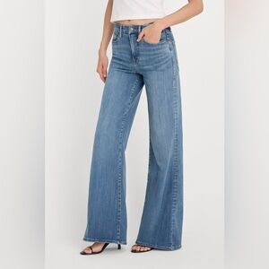 Good American Good Waist Palazzo Jeans, size 10